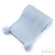 Soft Touch ABP712-BB Elegance Ribbed Wrap/Blanket with Pom Poms - Blue