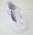 PEX Girls White Patent Anastasia T-Bar Shoe with Bow & Buckle Fastening