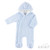 Soft Touch AL110-B Blue all-in-one Waffle Pram Suit One Size