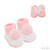 Soft Touch Pink Pom Pom Bootie Slippers CRS11