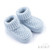 ABO712-BB SOFT TOUCH 'ELEGANCE' RIBBED BOOTEES - BLUE