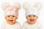 Kinder Boutique CT150 Double Pom Hat with Bow Pink One Size approx 2/4 Years