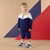 Mitch & Son Beige/Navy Colour Block Hooded Jacket - Peter (MS26202)
