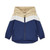 Mitch & Son Beige/Navy Colour Block Hooded Jacket - Peter (MS26202)