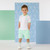 Mitch & Son Boys White Polo with Mint Collar and Trim & Matching Mint Pocketed Shorts - Oakland (MS26112)