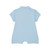 Mitch & Son Mini Boys Blue Polo Romper with White Trim on Collar & Logo - Nash (MS26005)