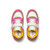 ADEE Girls Hot Pink with Brights Baseball Trainers with Heart Detail - DNK (S265102)