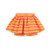 ADEE Girls Yellow Top with Coloured Zig Zag Frill Sleeves & Matching Zig Zag Skort - Tiffany (S263526)