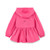 ADEE Girls Pink Puff Jacket with Bows & Branding on Back - Stella (S263206)