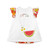 ADEE Girls White Top with Fruit Print Frilled Sleeves and Handbag Detail & Matching Fruit Print Leggings - True (S263529)