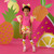 ADEE Girls Pink Top with Fruit Print Filled Sleeves & Matching Fruit Print Frilled Shorts - Tabitha (S263525)