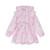 ADEE Girls White Hooded Jacket with Pink Bow Print - River (S261201)
