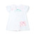 ADEE Girls White Legging Set with Pink Handbag and Bow Detail & Back Insert - Rita (S261507)