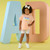 ADEE Girls Peach T-shirt with Inital Print Cycling Shorts - Saz (S262517)