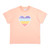 ADEE Girls Peach T-shirt with Inital Print Cycling Shorts - Saz (S262517)