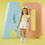 ADEE Girls Lemon Top with Initial Print Frilled Sleeves & Matching initial Print Shorts - Sienna (S262516)