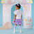 ADEE Girls White Dress with Lilac Tulle Bow & Skirt - Sparkle (S262706)
