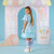 ADEE Girls Blue Dress with Tulle Bow & Skirt - Sparkle (S262706)