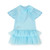 ADEE Girls Blue Dress with Tulle Bow & Skirt - Sparkle (S262706)