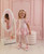 Little A Girls Pink Broderie Anglaise Legging Set - Orellia (LA26105)