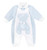 Sofija Baby Boys Blue Velour Babygrow Edgar 85586