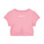 ADEE Bonini BNC003 Girls Pink Short Sleeved Ruched Sports Top - ASPIRE