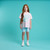 ADEE Bonini BNA507 Girls Pink Oversized Logo T-Shirt - DYNAMIC