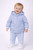 Mintini Boys Blue Lightly Padded Coat with Pocket Detail MB6859