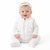 Mintini Baby Girls White Silky Lightweight Gilet with Bows MB6867