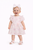 Mintini Baby Girls White Butterfly Print Top & Pinafore Set MB7223