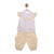 Mintini Baby Girls Lemon Diamante Frill Trouser Set MB7110