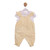Mintini Baby Girls Lemon Scallop Collar Top & Dungaree Set MB7040