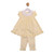 Mintini Baby Girls Lemon Scallop Collar Dress & Legging Set MB7042