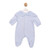 Mintini Baby Girls Blue Diamante Frill All in One MB7115