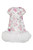 Daga Girls Harmony Blush White Floral Print Dress with White Tulle Hem M10554