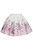Daga Girls Harmony Blush White Floral Blouse with Tulle Bow & Matching Floral Skirt M18/26 (M10567 + M10568)