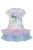 Daga Girls Pastel Bloom Dress with Hydrangea Bouquet & Pastel Tulle Skirt M10455