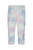 Daga Girls Pastel Bloom Tie-Dye Effect Top with Hydrangea Bouquet & Tulle Trim & Matching Pastel Leggings M7/26 (M10468 + M10470)