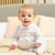 Dandelion White Velour Sleepsuit with Chick Embroidery AV-2078