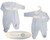 Nursery Time Boys Velour Sleepsuit with 'Prince' Embroidered Details BW-13-404