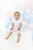 Blues Baby BB2285 Girls Pink Broderie Anglaise Collared Shortie