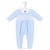Dandelion AV2079 Boys Blue Smocked All in One with Spinning Top Detail