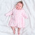 Dandelion A4043P Girls Pink Knitted Coat with Pearl Buttons