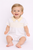 Amore AM0078 Boys White with Lemon Smocked Collared Shortie
