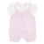 Amore AM0093 Girls Pink Classic Dot T-Shirt & Dungaree Set