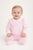 Amore AM0044 Girls Pink Little Flower Smocked Collared All in One
