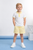 Caramelo Boys Pique Polo Set Lemon 3431157
