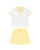 Caramelo Boys Pique Polo Set Lemon 3431157