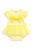 Caramelo Baby Girls Lemon Tulle Bow Romper 0357265