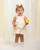 Caramelo Baby Girls Lemon Layered Ruffle Dress & Jampant Set 0312247